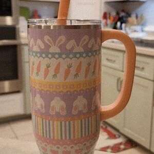 SWIG LIFE 30oz Easter Bunny Patterned Mug with Straw